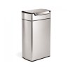 dotykovy odpadkovy kos simplehuman 40l hranaty matna ocel FPP CW2014
