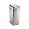dotykovy odpadkovy kos simplehuman 40l uzky matna ocel FPP CW2016