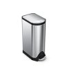 Simplehuman CW1824 odpadkovy kos pedalovy butterfly viko nerez ocel