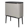 Bo Touch Bin, 36L Soft Grey 8710755254987 Brabantia 96dpi 2000x2000px 9 NR 54031