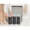Bo Touch Bin, 3 x 11L Soft Grey 8710755255021 Brabantia 96dpi 2000x2000px 9 NR 55103
