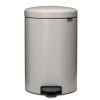 NewIcon Pedal Bin, 20L Soft Grey 8710755254406 Brabantia 96dpi 2000x2000px 9 NR 53858