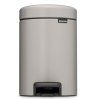 NewIcon Pedal Bin, 3L Soft Grey 8710755252181 Brabantia 96dpi 2000x2000px 9 NR 53871