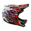 TLD HELMA D4 COMPOSITE MIPS OVERSPRAY WHITE / RED (Varianta XS)