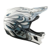 TLD HELMA D4 COMPOSITE MIPS TORCHED WHITE / SILVER (Varianta XS)