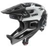 29137 uvex helma react jr fullface black white matt