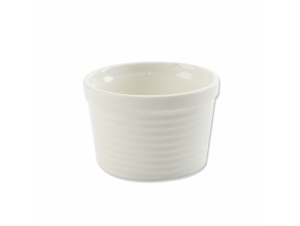 Miska zapekacia, porcelán, biela, 10 x 6,5 cm