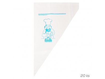 Vrecko cukrárske plastové 20 ks 39,5 cm