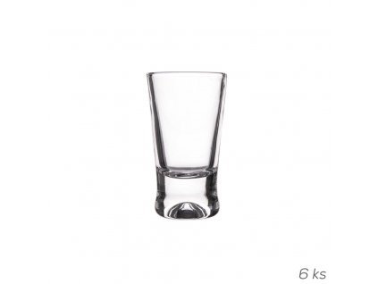 Sklenená odlievka GLAS 0,025 l 6ks