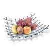 Košík na ovocie pochrómovaný, 28x28 cm