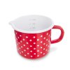Hrnček smaltový BODKA 12 cm výlevka