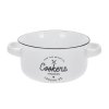 Porcelánová polievková miska COOKERS priemer 12,5 cm