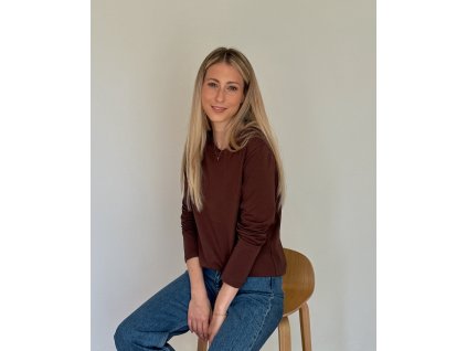 Bavlněné tričko s dlouhým rukávem