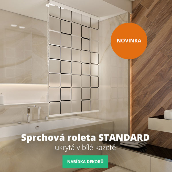 Sprchová roleta STANDARD