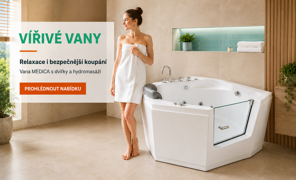 vířivé vany s dvířky