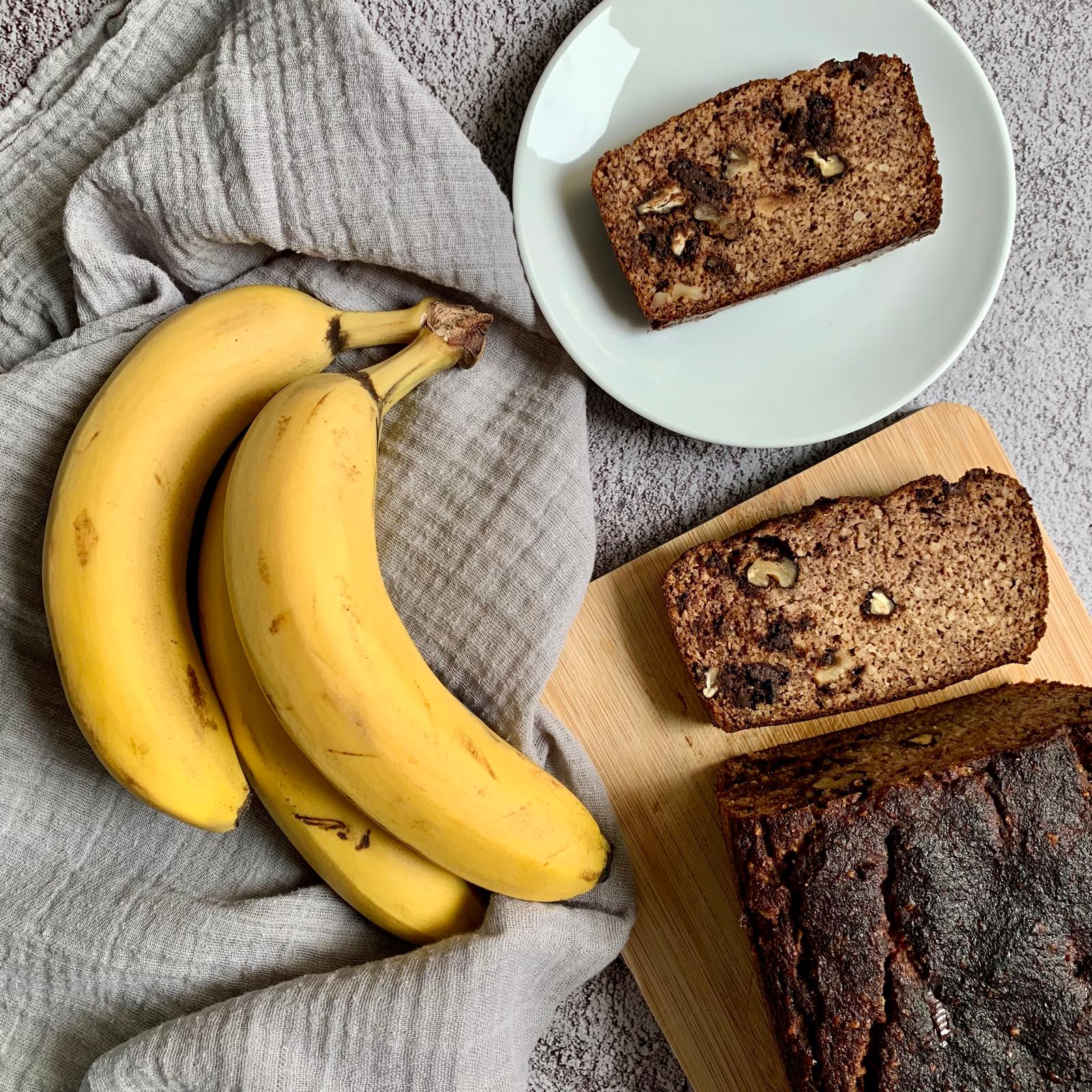 Banánový paleo chlebíček