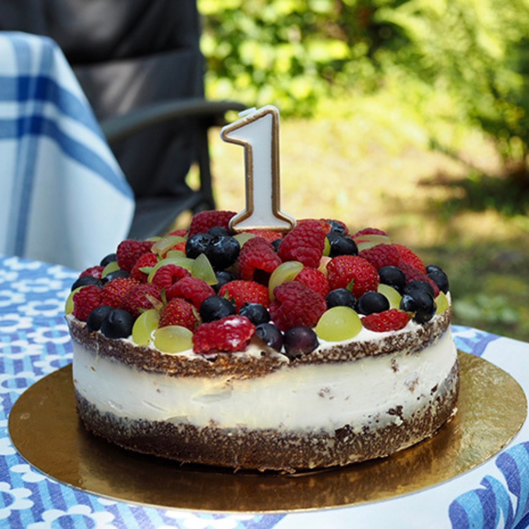 Narozeninový dort bez mouky a cukru