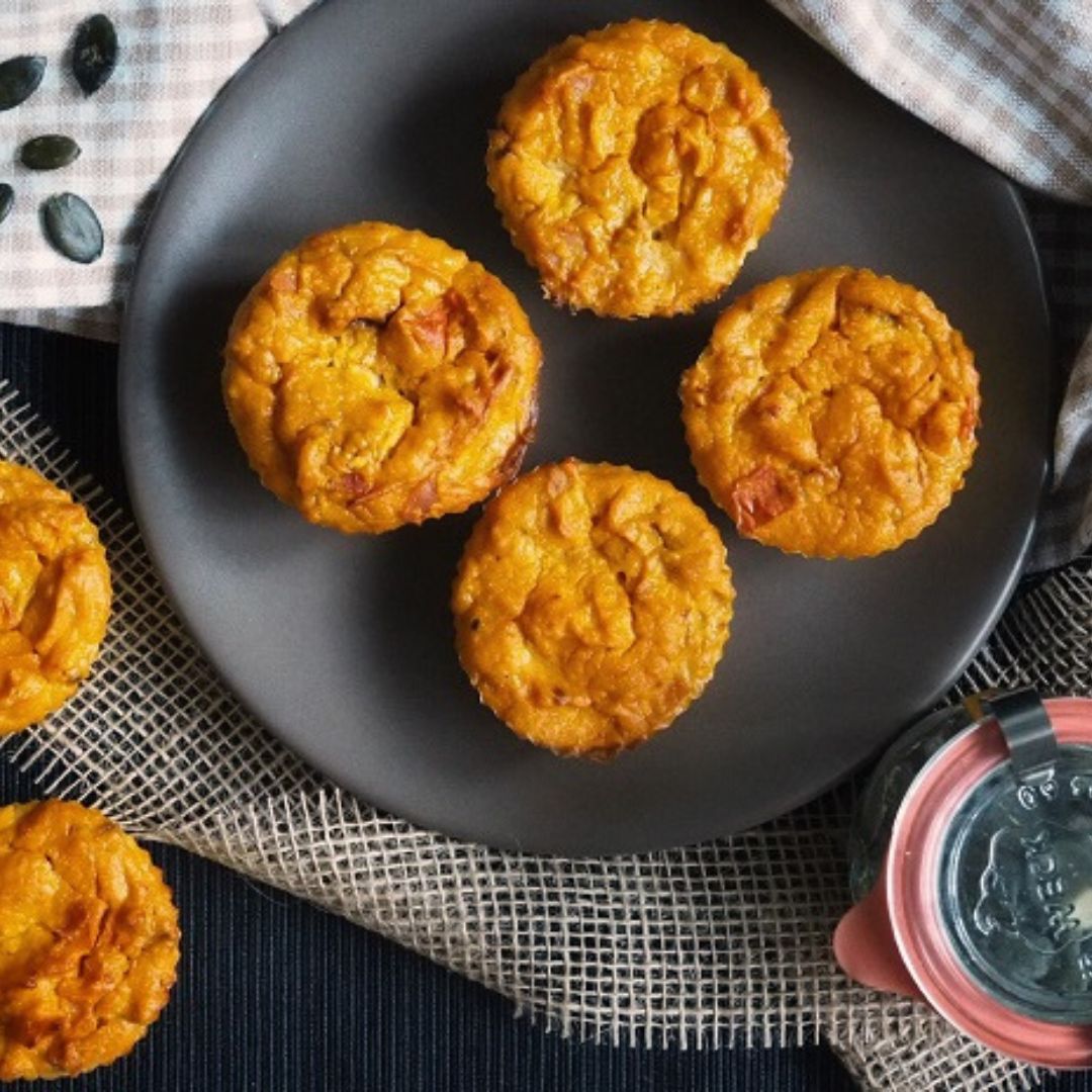Slané dýňové muffiny