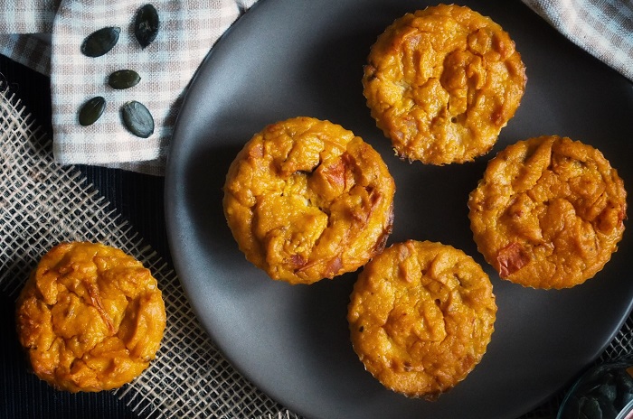 Slané dýňové muffiny