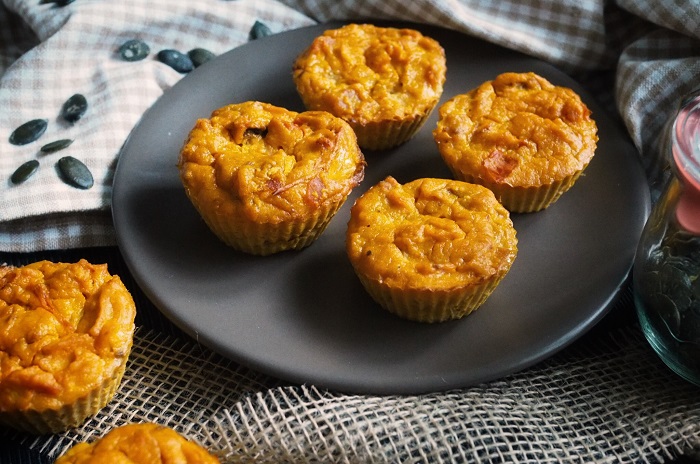 Slané muffiny z dýně
