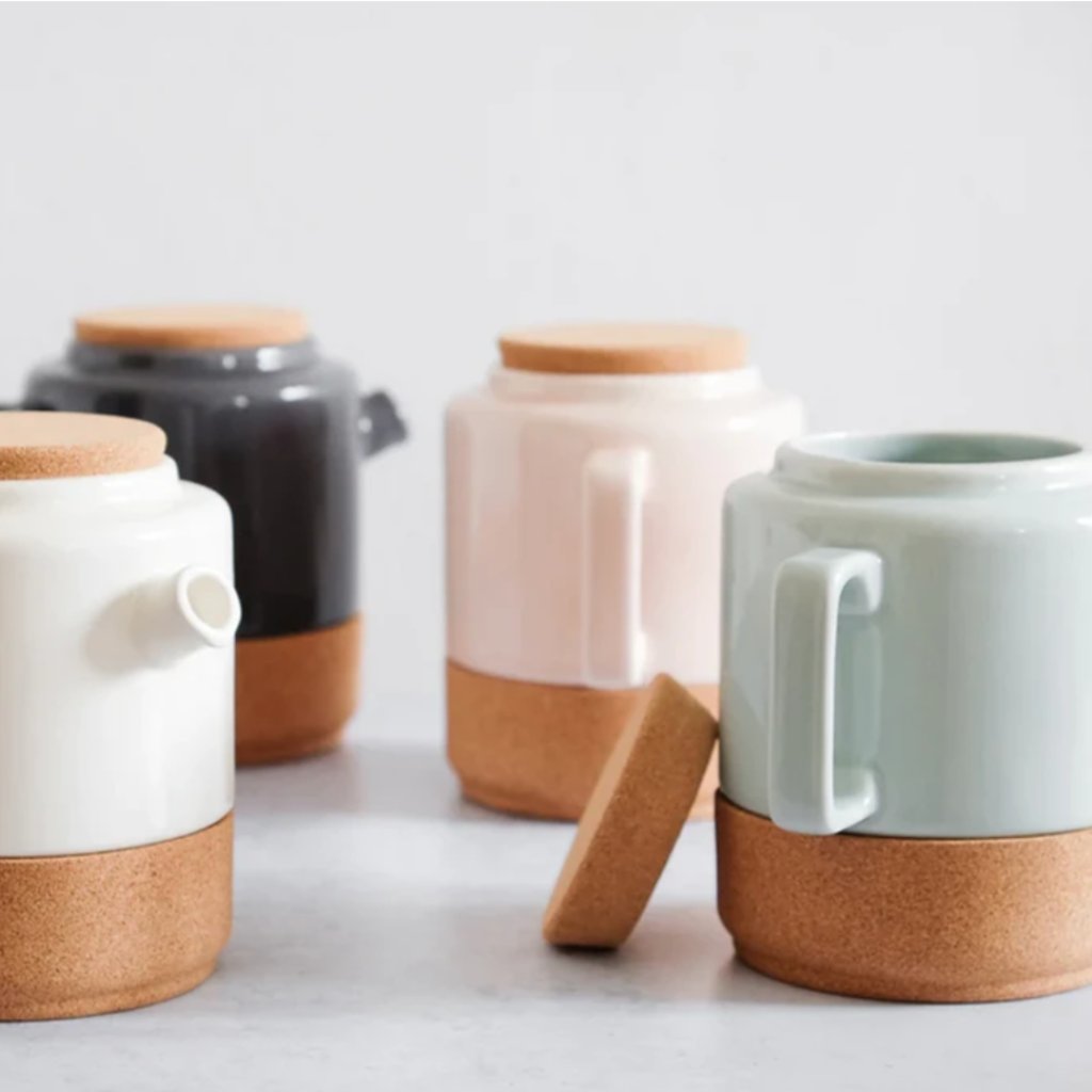 Čajová konvice Pearl White – detail 3