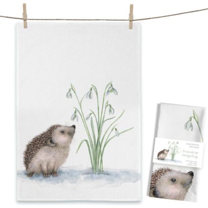 Utěrka s ježkem MALUU, 70x50 cm  100% bavlna OEKO-TEX®