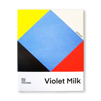 ocelot 50 mlecna cokolada violet milk bio 70 g