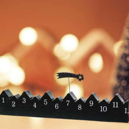 adventní kalendar s cisly