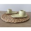 Keramický espresso set PARTY 90 ml, žlutá