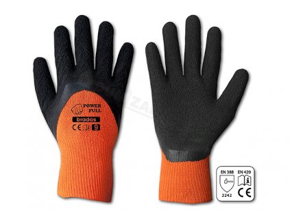 Ochranné pracovné rukavice Bradas POWER FULL latex- veľ. 10