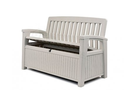 Zahradní lavice Keter Patio White 227 L