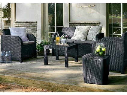 248 zahradni set allibert georgia anthracit