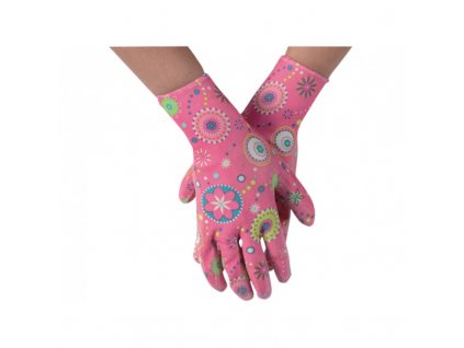 Dámske pracovné rukavice GR0041 veľ. 8 - ružové