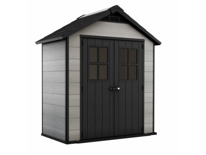 Záhradný domček Keter Oakland 754 - 210 x 125 x 254 cm - sivý / antracit