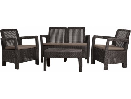 Záhradný set KETER TARIFA Lounge set - hnedý