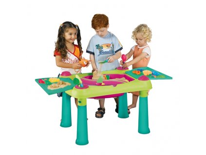 Detský hrací stolík Keter SAND & WATER - violet