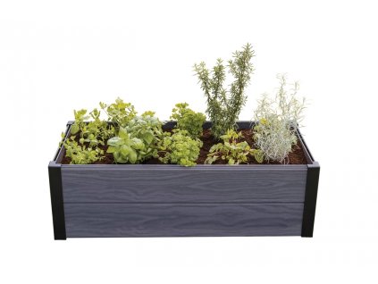 Vyvýšený záhon KETER Maple Trough - sivý