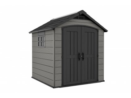 Záhradný domček Keter Premier 757 - 252 x 223,5 x 228 cm - sivohnedý