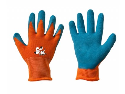 Latexové ochranné rukavice Bradas ORANGE, veľ. 3