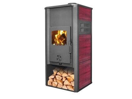 Krbové kachle BLIST ROMA E / AMBASADOR E - 22 kW - red
