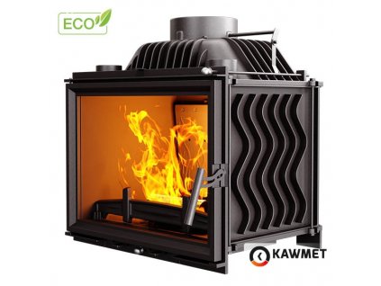 Liatinová krbová vložka KAWMET W17 ECO - 12,3 kW s extérným prívodom vzduchu