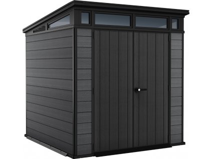 Záhradný domček Keter Cortina 7x7 - 214 x 218 x 226 cm - sivý