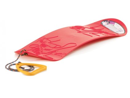 Kluzák Snowboard S - červený