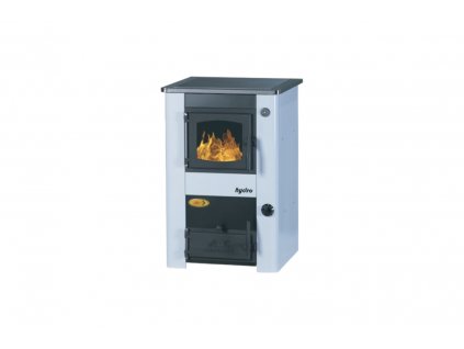 Sporák / kachle na pevné palivo Concept 2 Mini - biely s výmenníkom tepla 17,1 kW