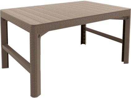 Záhradný stôl Keter Lyon - 116 x 71 x 40 – 65 cm - cappuccino