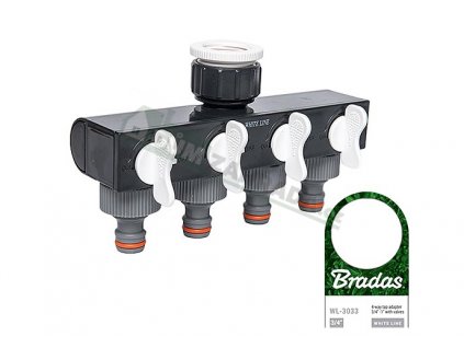 Štvorcestný rozdeľovač Bradas White Line blister