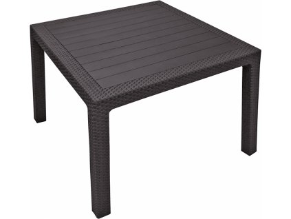 Jedálenský stôl KETER Melody Quartet BOX - 95 x 95 x 75 cm - hnedý