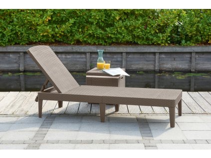 Lehátko KETER Jaipur box 187 x 58 x 29 cm - cappuccino