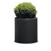 KETER Kvetináč Cylinder Planter L Antracit