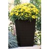 KETER Kvetináč Rattan Planter M Brown